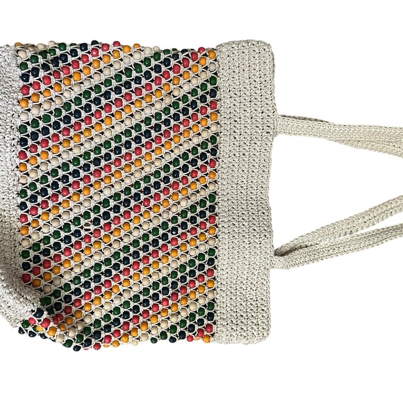 Madewell Cream Tote Bag with Textured Stripes - Picture 4 of 8